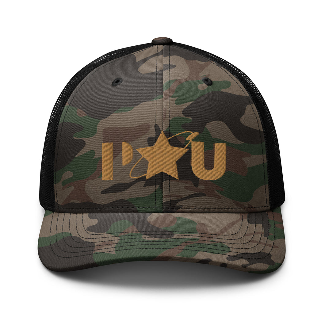 PU Star Camouflage Cap