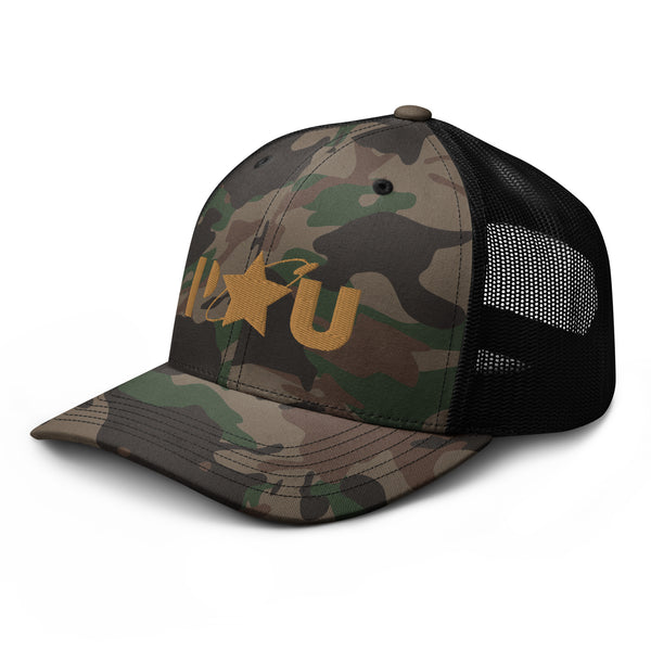 PU Star Camouflage Cap