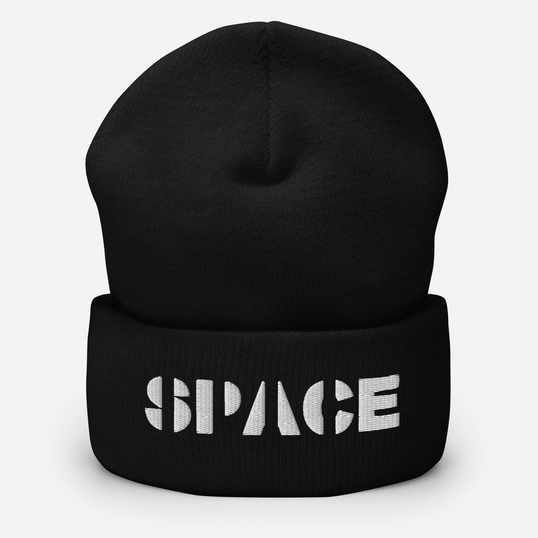 Space - Black Beanie