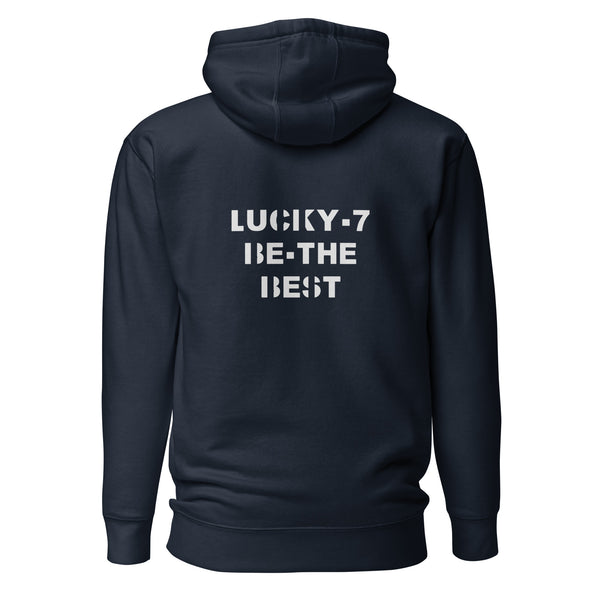 Lucky 7 Be the Best - NVY Hooded Sweater